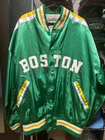 NBA Mitchell & Ness 바시티 자켓 셀틱스 hiphop