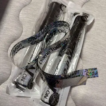 SnowMan 응원봉 은색 테이프