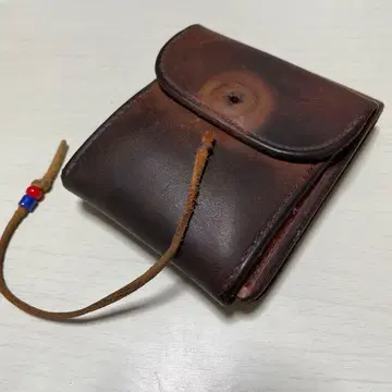 고로즈 접이식 지갑 브라운 이단 접이식 지갑