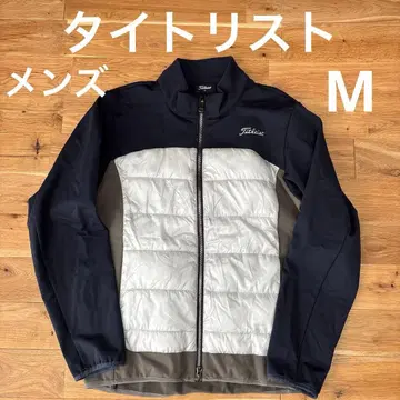 Titleist 남성용 자켓 M 네이비/화이트