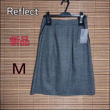 택 포함 새상품 Reflect 글렌체크 스커트 M