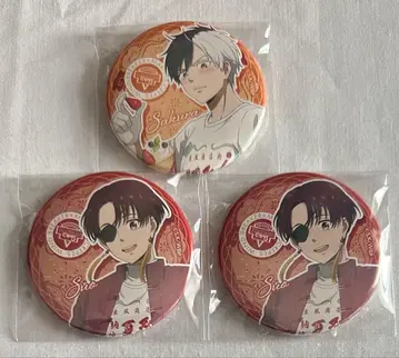 WIND BREAKER 마리온 크레이프 캔뱃지 벚꽃 소방 3종 세트