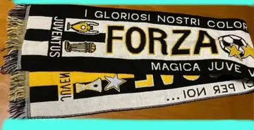 유벤투스 축구 머플러 골동품 1.28m 이탈리아 여행 현지 구매품