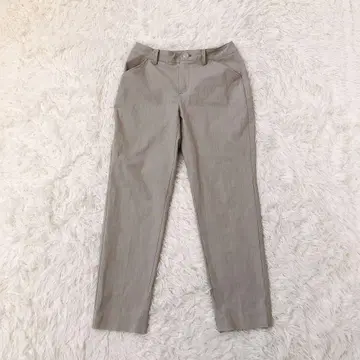 B-Three 스트레치 팬츠 성숙 캐주얼 앵클 기장 그레이 28