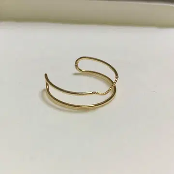 [ Chainon ] 셰논 K10 W 라인&체인 반지