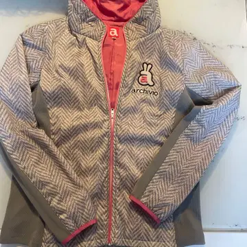 archivo 헤링본 자켓 그레이/핑크