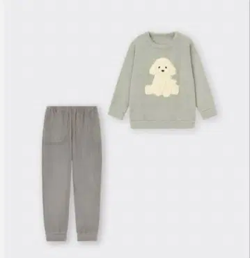 GU 마쉬멜로우 느낌 크루넥 세트 푸들