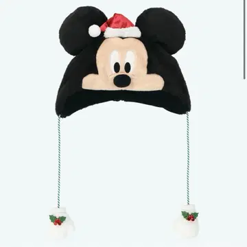 [택 포함 새상품] 디즈니 리조트 2025 크리스마스 미키 팬캡