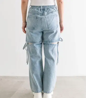 OLIVE des OLIVE 컷 아웃 데님 팬츠 M