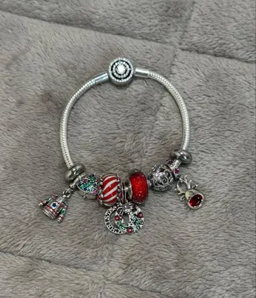 판도라 크리스마스 참 팔찌