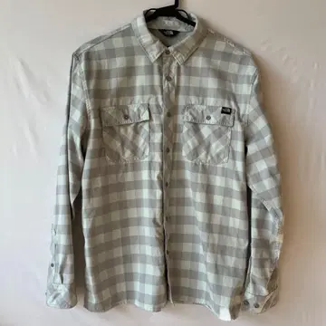 THE NORTH FACE 체크 무늬 긴팔 셔츠 XL