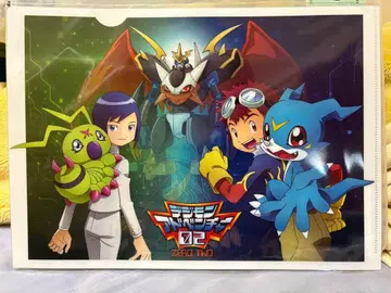 애니메이션 25th 기념 합동전 디지몬 어드벤처02 클리어 파일 전단지