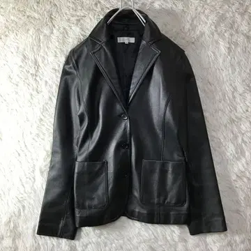 새상품급 로트레아몽 양가죽 가죽 자켓 테일러드 3 L 상당