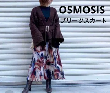 OSMOSIS 오즈모시스 플리츠 스커트 올 패턴 플리츠 스커트