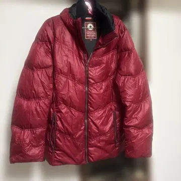 버건디 다운 자켓 M