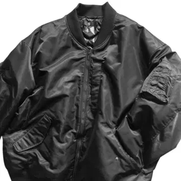 UNIQLO +J 하이브리드 다운 오버사이즈 MA-1 블루종