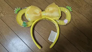 상하이 디즈니 썸머 머리띠 파인애플 여름