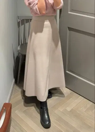 나노 유니버스 니들 저지 플레어 스커트 플레어 스커트 겨울