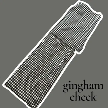 깅엄 체크 기모노 M 사이즈