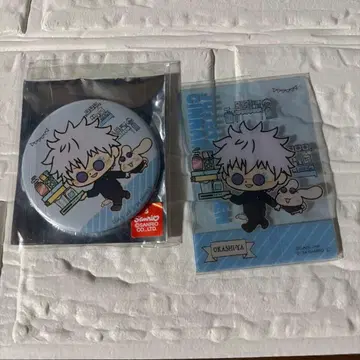 주술회전 회옥옥절 x 산리오 고죠 사토루 x 시나모롤 캔뱃지