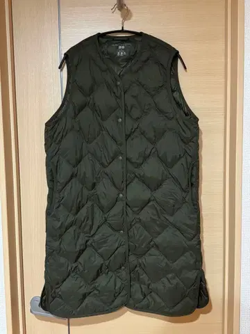 UNIQLO ULTRA LIGHT DOWN 다운 베스트 M 올리브