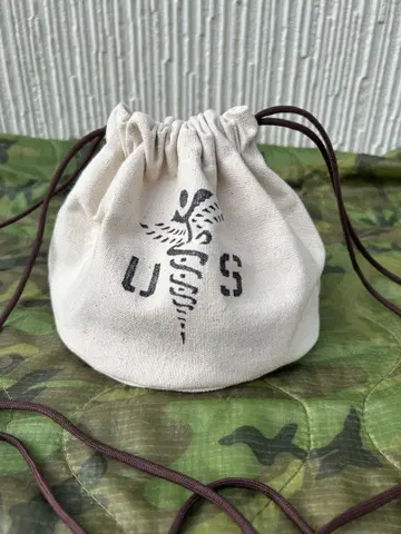 복조리 백 미군 런드리 백 리메이크 백