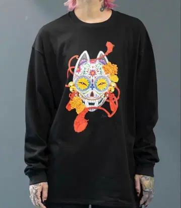 SG KITSUNE Heavy L/S T셔츠 M 사이즈 SAYA.