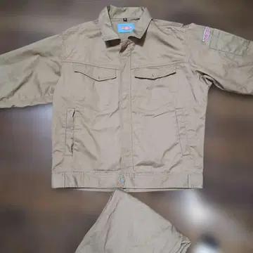 작업복 상하의 세트