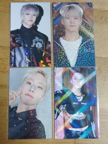 SEVENTEEN 호시 럭키 드로우 트레이딩 카드 4장