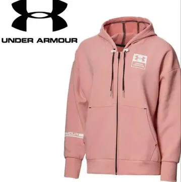 UNDER ARMOUR 핑크 집업 후드티