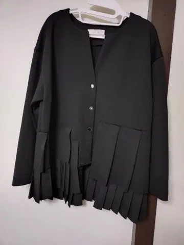 Elmee Law 노카라 자켓 블랙