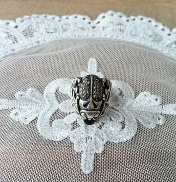 ROKUZAN 록잔 실버 앤티크풍 반지