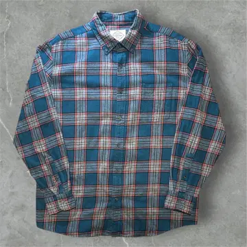 St. John's Bay 체크 셔츠 플란넬 셔츠 구제 의류