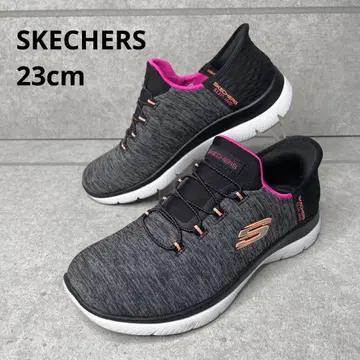 컨디션 최상! 스케쳐스 슬립인즈 서밋 블랙 멀티 23