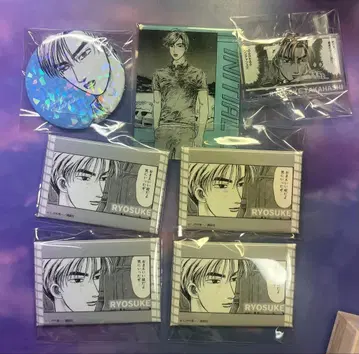 이니셜D 타카하시 료스케 칸다묘진 캔뱃지 아크릴 카드 아크릴 키링