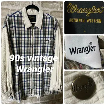 빈티지 90s wrangler 남성용 L 코듀로이 자켓