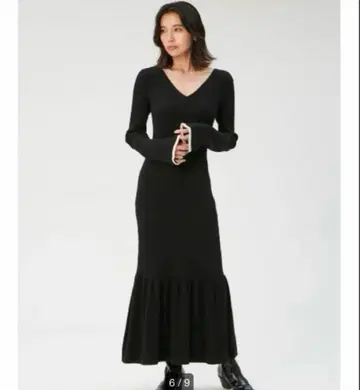 2WAY 헤매개더 리브 니트 원피스 FRAY.ID