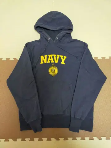 Champion 리버스 위브 후드티 NAVY
