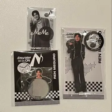 SnowMan Dome Tour ON 메구로 렌 굿즈 3종 세트