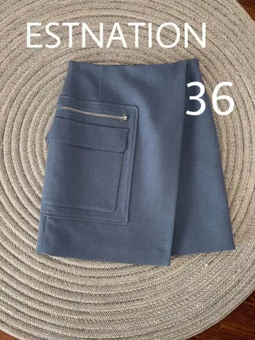 에스트네이션 랩 스커트 36