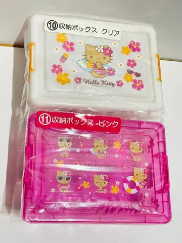 일광화상 키티 제일복권 헬로키티 수납 박스 2개 세트