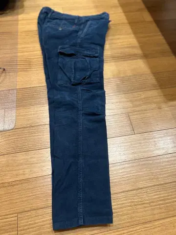 Incotex 네이비 코듀로이 카고