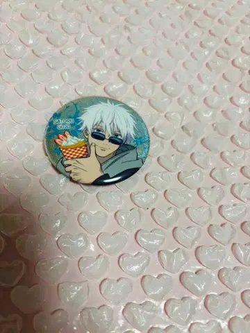 주술 코스모 월드 캔뱃지 밤의 놀이공원 글리터 고죠 코스모 레어