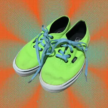 VANS 오센틱 네온 그린