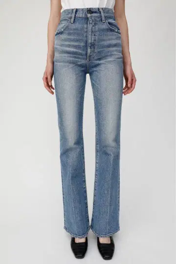 MOUSSY MVS FLARE(L) 롱 사이즈 23 플레어 데님 블루