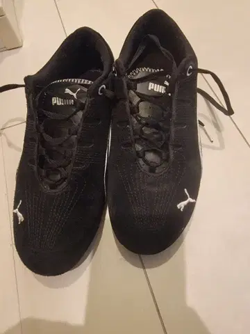 PUMA 스피드캣 블랙 스니커즈 레이스업