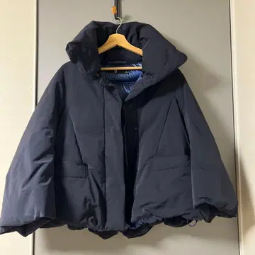 유니클로 +J 질 샌더 콜라보 하이브리드 다운 자켓 S 네이비