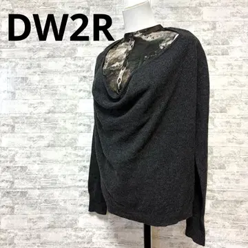 [Dw2R]M 상당 다크 그레이 드레이프 니트 긴팔