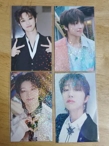 SEVENTEEN 민하오 THE8 럭키 드로우 트레이딩 카드 4장