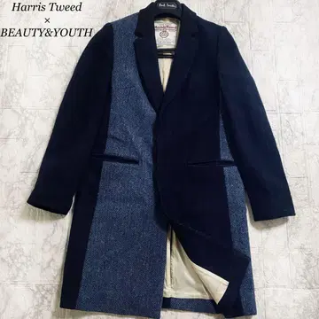 해리스 트위드 뷰티 앤 유스 코트 체스터 코트 트위드